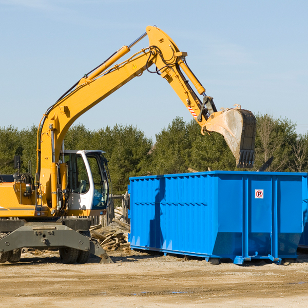 what kind of customer support is available for residential dumpster rentals in Maple View New York